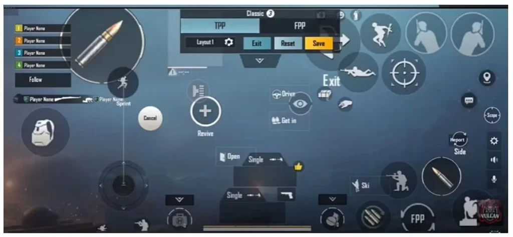 BGMI 4 Finger Control Layout