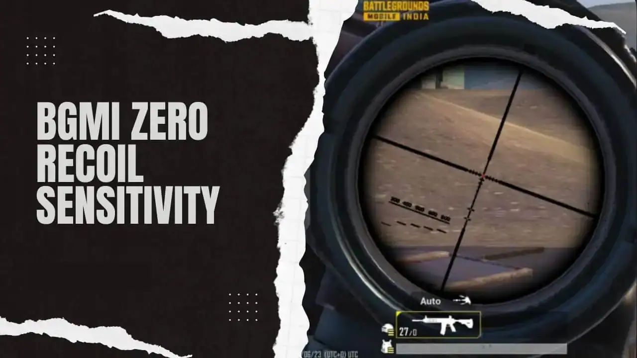 BGMI Zero Recoil Sensitivity Settings & Code