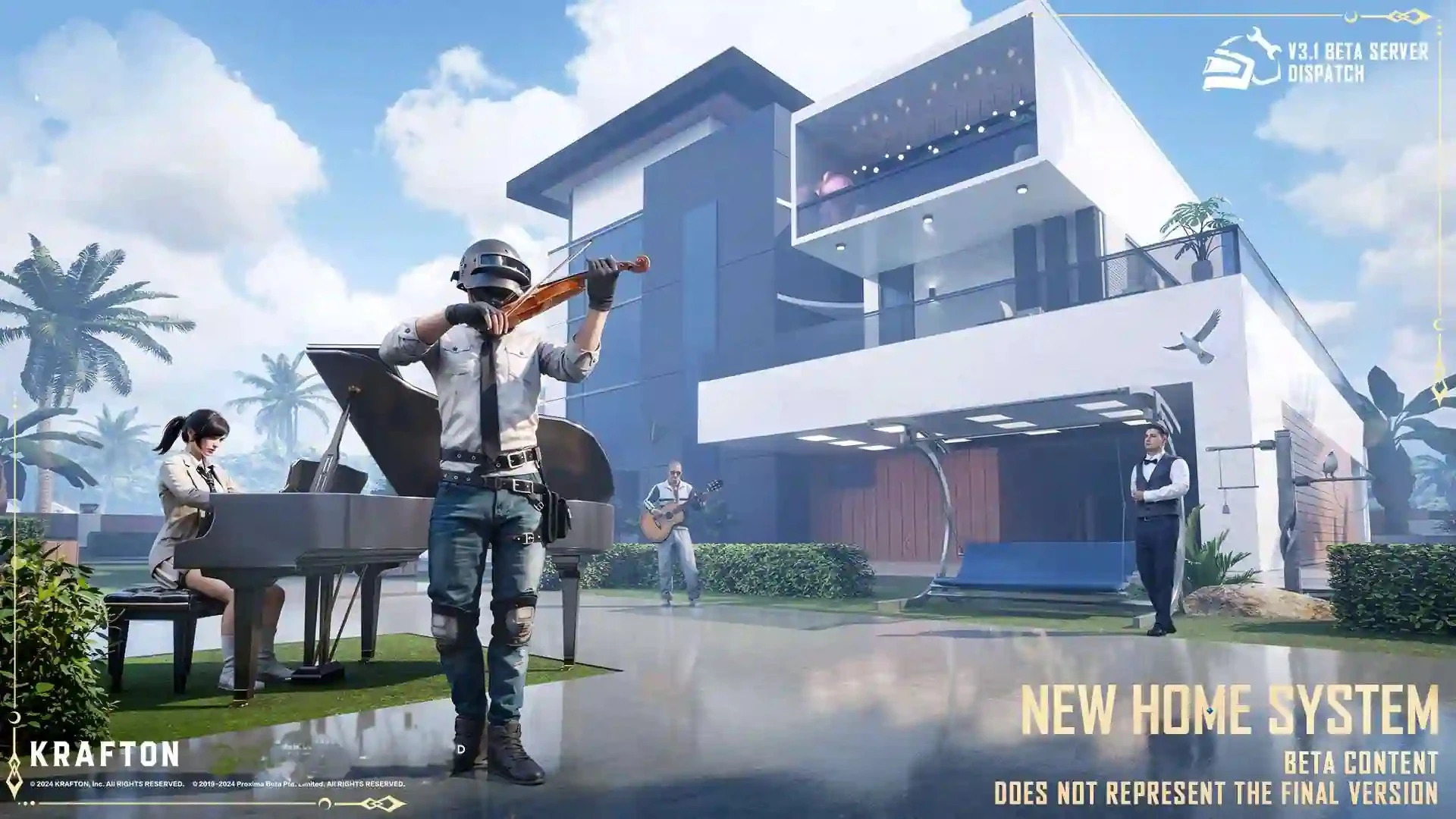 BGMI 3.1 Update Patch Note Home Feature