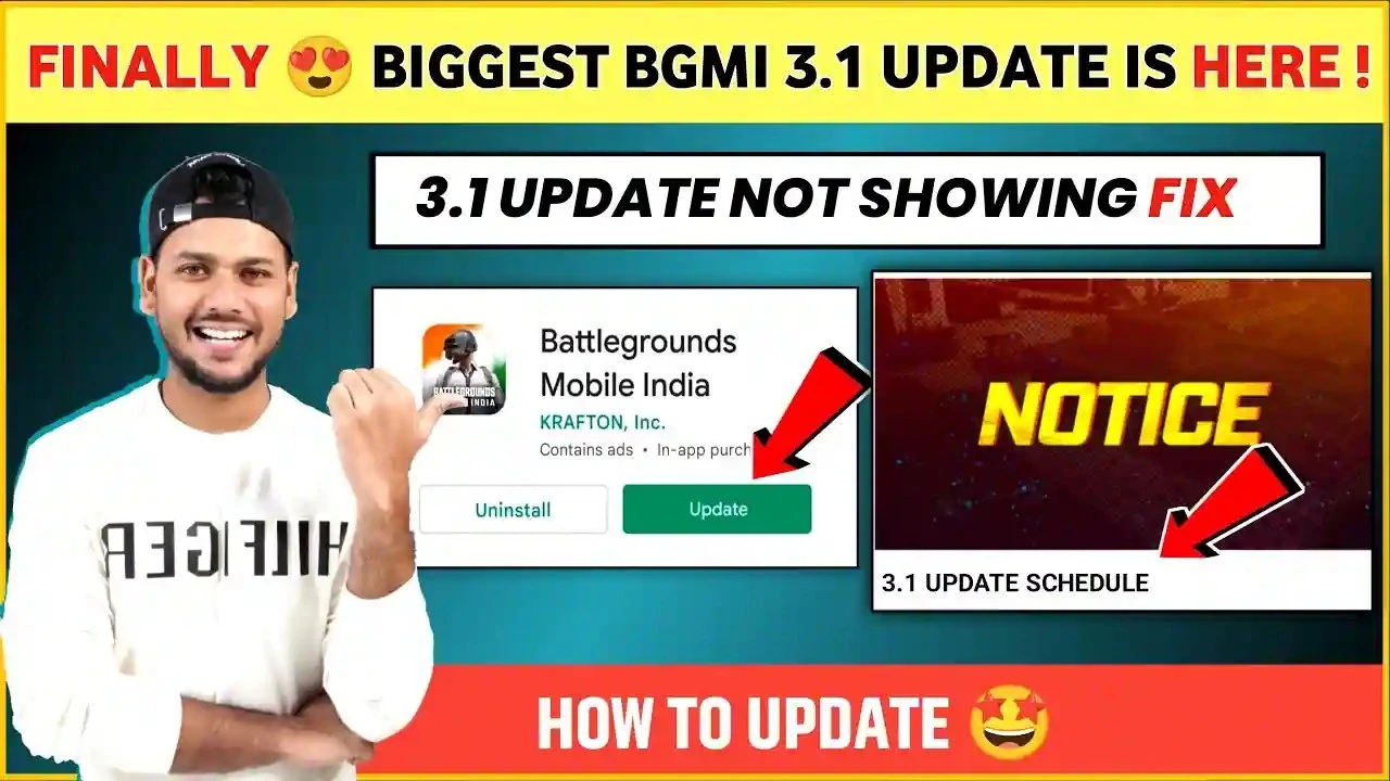 BGMI 3.1 Update Not Showing On Playstore, How To Download Bgmi 3.1 Update